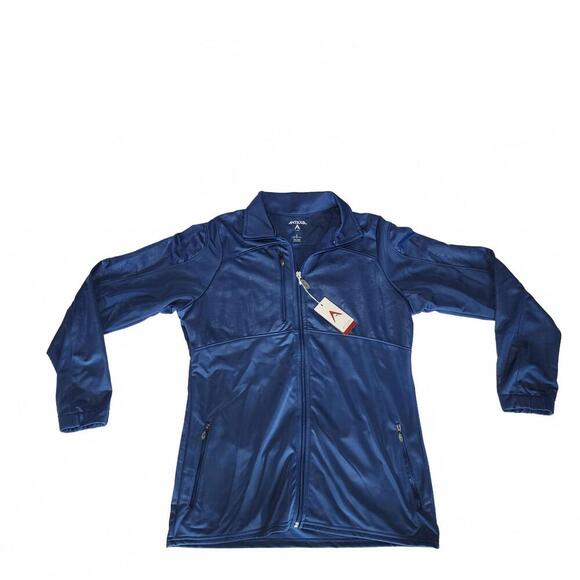 NWT Antigua Women’s Performance Jacket - Stylish Blue Athletic Wear L - Picture 2 of 9